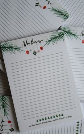 Lot De 10 Blocs-notes Personnages De Noël Pour Enfants – Bloc Notes Décoratifs Bonhomme De Neige, Père Noël, Elfe, Renne, Pingouin – 9 Cm
